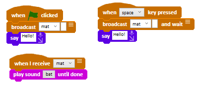 The Broadcast blocks