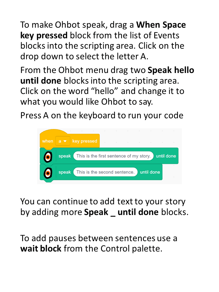 Digital Tales: Scratch walkthrough, page 3 of 9