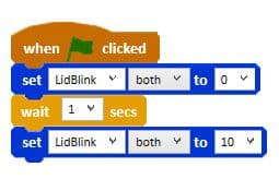Picoh blinking
