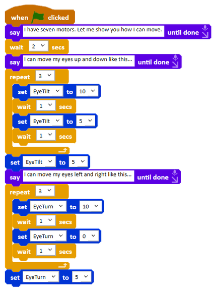 Picture showing multiple speech blocks forming a paragraph