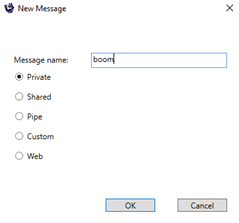 Creating a new broadcast message