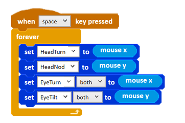 Code using Mouse X and Mouse Y to drive Picoh's motors