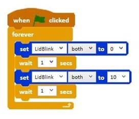 Code making Picoh blink once