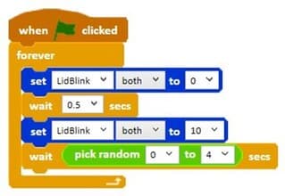Code nodding with a random wait