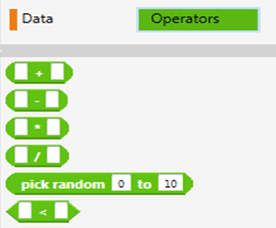 The pick random operator