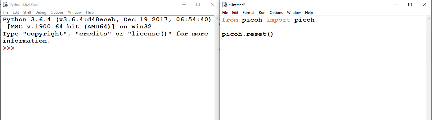 Python code example