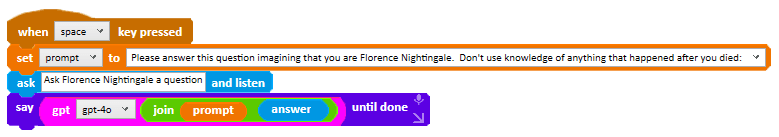 Using prompts