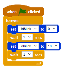 Pick random block from Operators palette