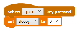 Code for Ohbot's awake behaviour in the else branch