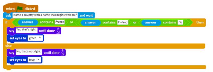 Buggy program using AND instead of OR