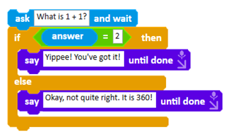 An easier follow up question